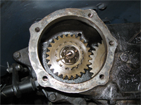 Transmission PTO gears